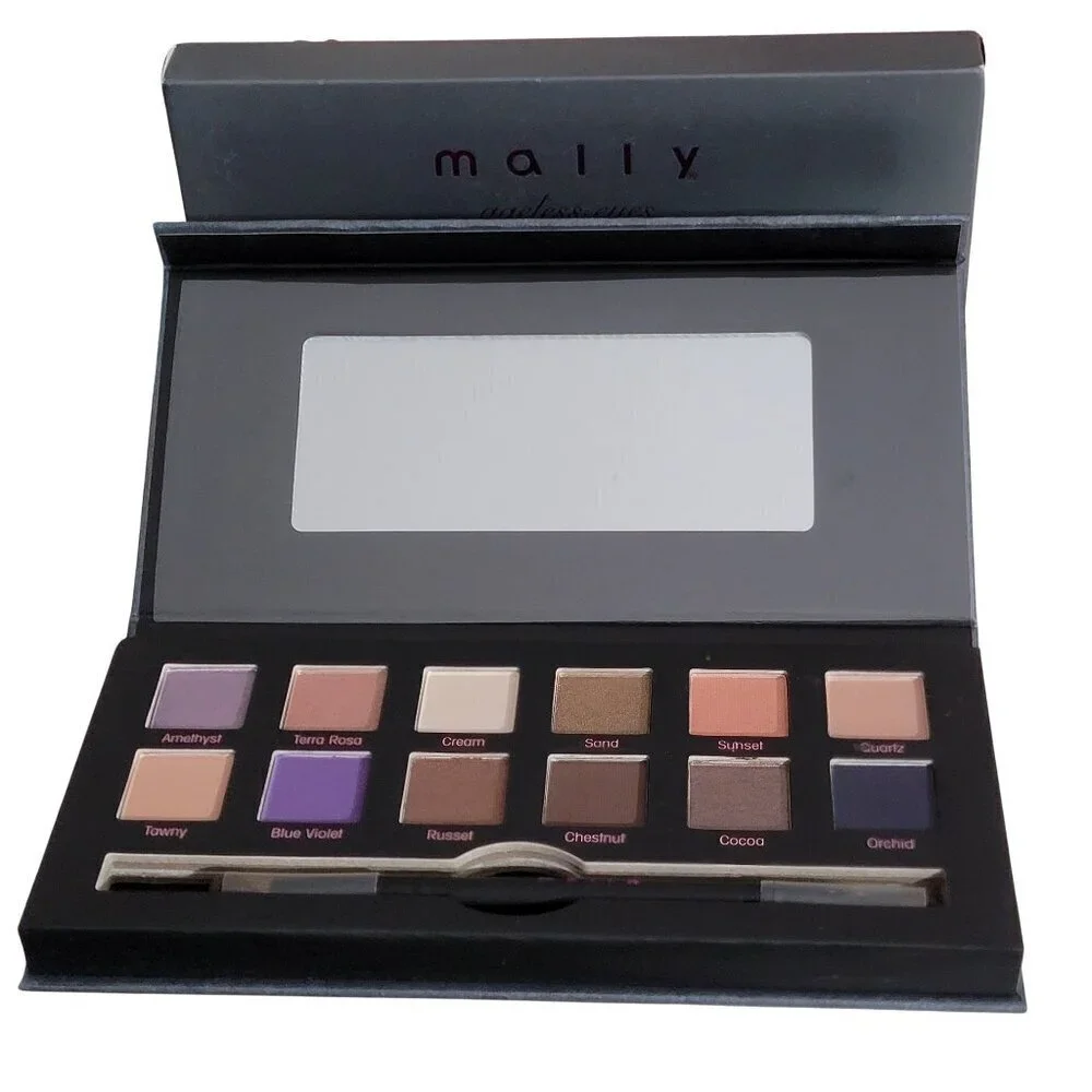 Mally Ageless Eyes Eyeshadow Palette New in Box 12 Colors